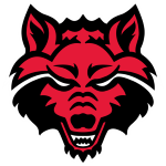 Logo of the Arkansas State Red Wolves